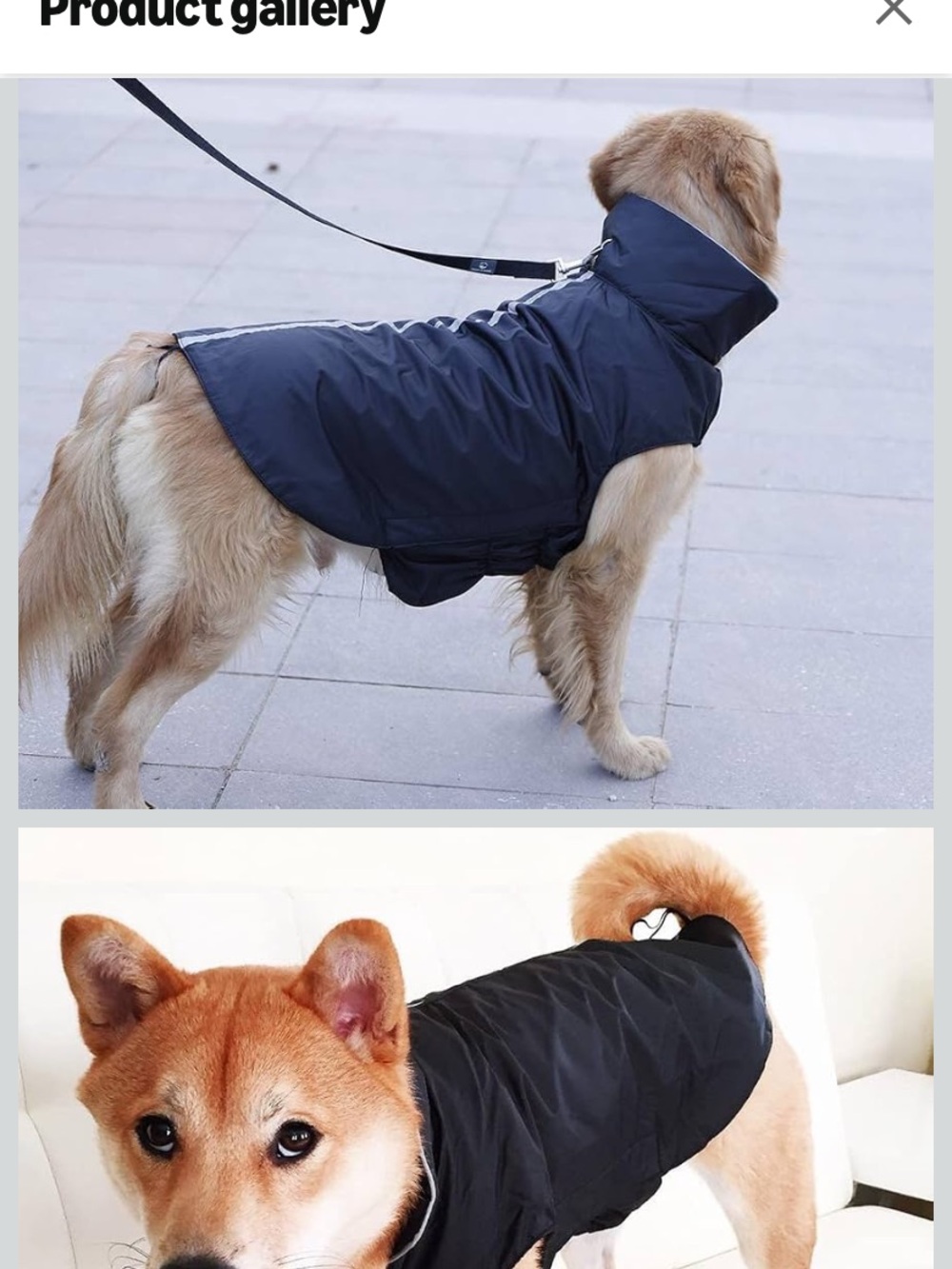 5XL Black Reflective Dog Coat NEW
